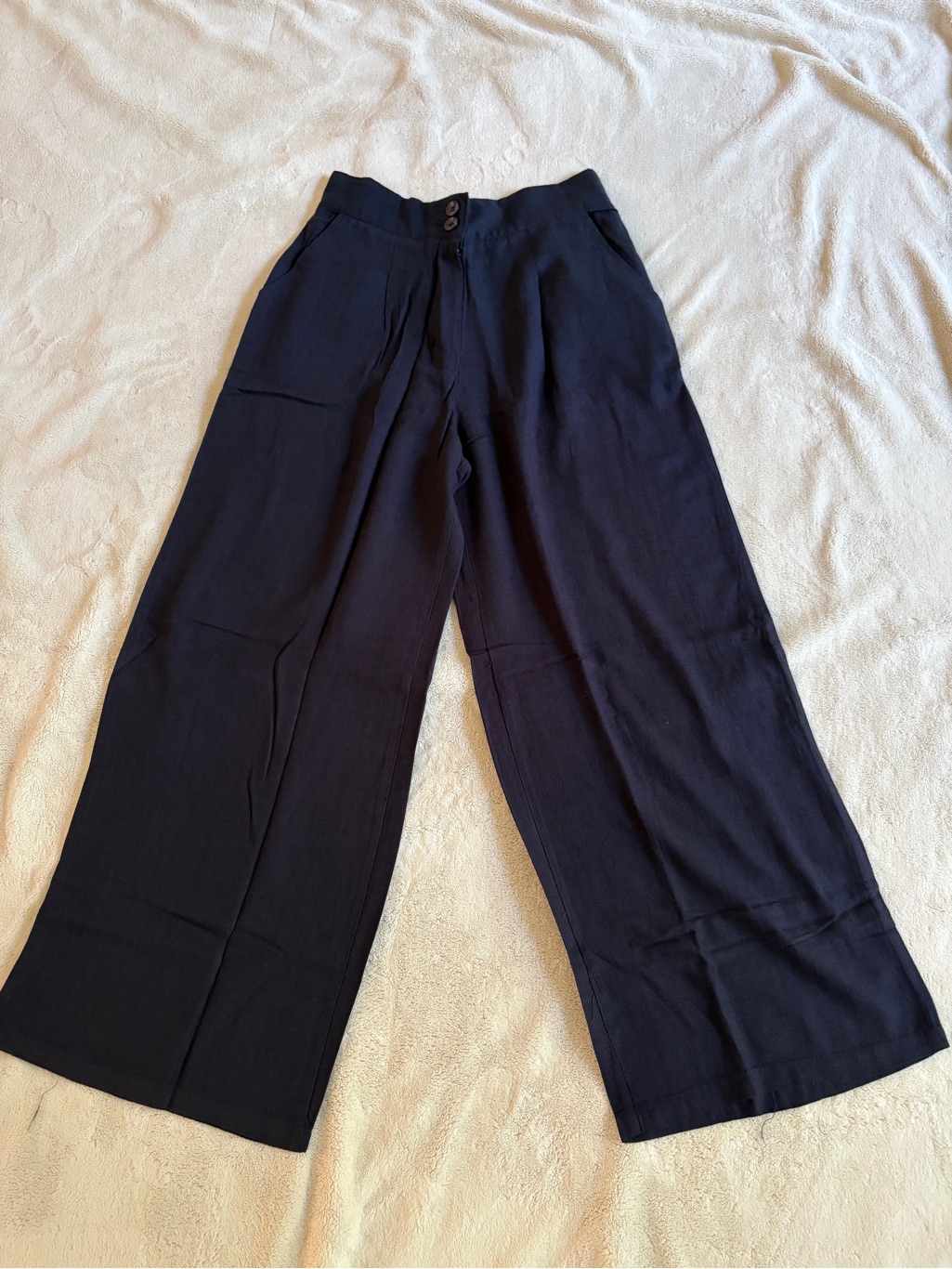 Set Of 4 -Brand New Premium Linen Wide-Leg Pants Bundle